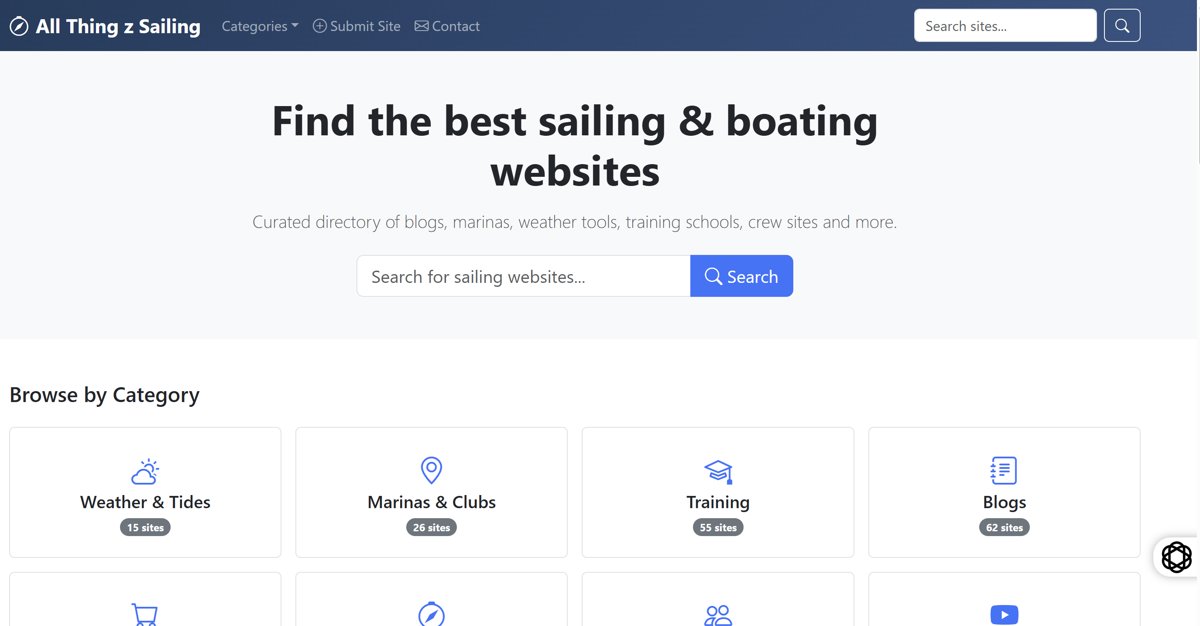 AllThingzSailing: Your Ultimate Maritime Web Resource